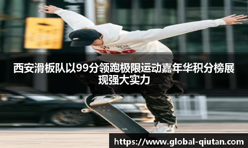西安滑板队以99分领跑极限运动嘉年华积分榜展现强大实力